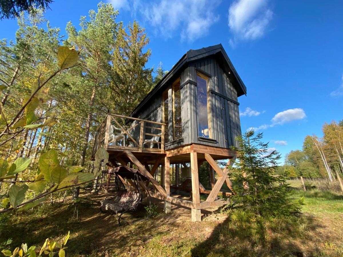Viking House In The Tree! Jacuzzi, Sauna,Apkure! Lici  Exterior photo
