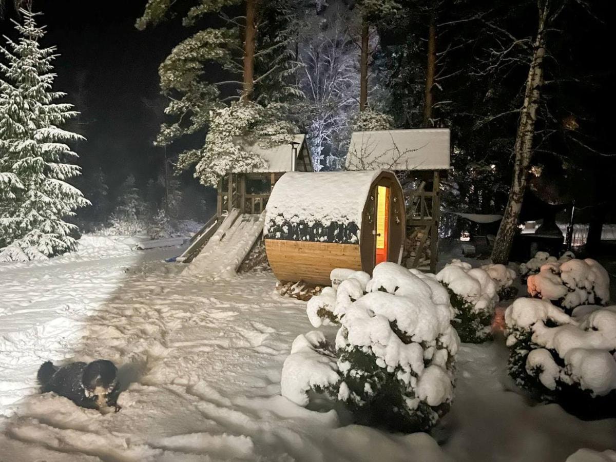 Viking House In The Tree! Jacuzzi, Sauna,Apkure! Lici  Exterior photo